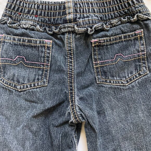 Arizona Toddler Jeans Blue Wash 18M | EUC Casual Denim Ruffle - Picture 12 of 16